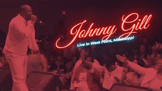 Johnny Gill Live in West Point Mississippi A Night of RampB Classics [upl. by Fenella]