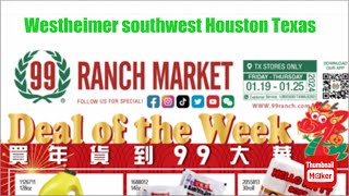 Walking 99 Ranch market  southwest Houston Texas USA 🇺🇸 [upl. by Meekar519]