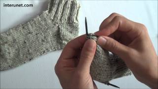 How to knit socks  video tutorial [upl. by Hebrew]