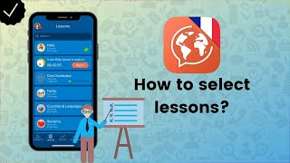 How to select lessons on Mondly  Mondly Tips [upl. by Nnybor]