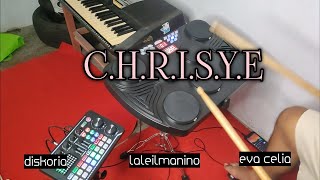 DISKORIA LALEILMANINO EVA CELIA  CHRISYE DRUM COVER [upl. by Garlen249]