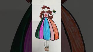 Easy Diwali drawing shorts youtubeshorts ytshorts short barbie diwali barbiedoll art viral [upl. by Yllime]