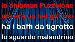 Zecchino DOro  Il Gatto Puzzolone CORI KARAOKE MM fair use [upl. by Ettelliw]