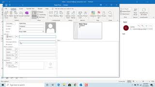 How to Add Contacts to Address Book in Outlook  Office 365 [upl. by Godard]