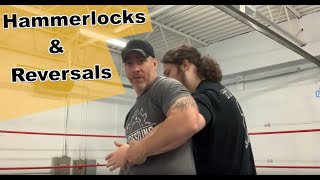 Pro wrestling tutorial hammerlocks and reversals [upl. by Elehcar361]