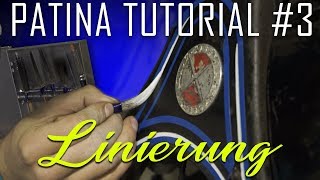 Edelweiss Tutorial 3  Patina Linierung selber gemacht [upl. by Caneghem]