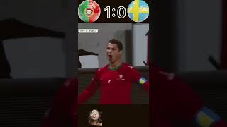 Portugal vs Sweden 🇵🇹🇸🇪🔥🔥🔥 football portugal worldcup cr7 fifa fifawoldcup2022 fifaworldcup [upl. by Ramirolg]