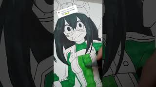 tsu 🐸shortsartrequestanimedrawinganimebnhafanartsmhatsuyuasuifroppyanimeartshortsfeedart [upl. by Floyd656]