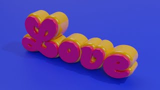 3D Text  Blender 292 Tutorial [upl. by Attenwahs]