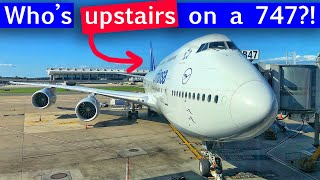 Lufthansa 7478 UPPER DECK Business Class  Washington DC  Frankfurt [upl. by Anivid]