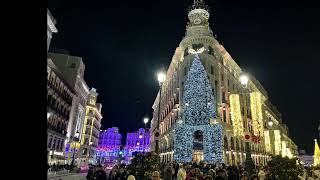 Luces de Navidad en Madrid 2023 [upl. by Aninahs]