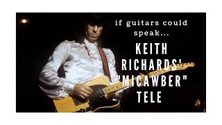 Keith Richards quotMicawberquot Telecaster  If Guitars Could Speak 2 [upl. by Akinajnat]