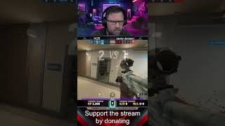 I aced this round part two rainbowsixsiege livestreaming epicmatch [upl. by Kynthia]