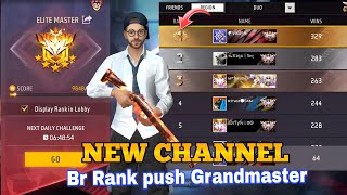 MY NEW GAMING CHANNEL 🔥  Br rank pushing video [upl. by Annibo]