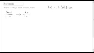 Conversions  Mph to kmh [upl. by Lennox]