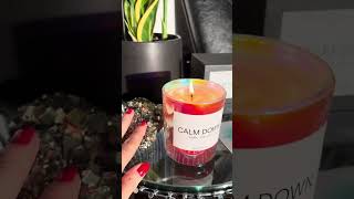 CALM DOWN candle palo santo smoky bonfire [upl. by Ernaldus]