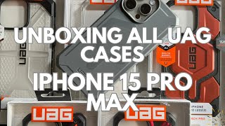 ALL UAG CASES FOR THE iPhone 15 ProPro Max [upl. by Nyssa]