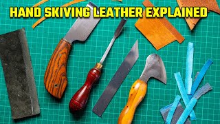 Hand Skiving Leather Types and Techniques Explained [upl. by Brynna]