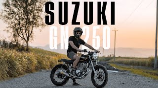 Suzuki GN250 v3  Purpose Built Moto [upl. by Christopher]