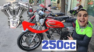 تقویت موتور نیکتاز به 250 سی سی 😎 250CC MOTORCYCLE [upl. by Enamrahs]