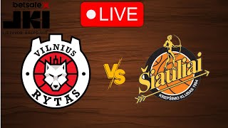 🔴 Live Rytas vs Siauliai  Live Play By Play Scoreboard [upl. by Adnwahsat]