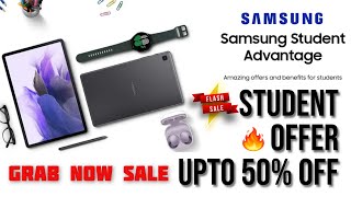 Samsung Student Offer 🎓  Upto 50 Off 🔥  LaptopTabletMobiles 😳  Grab Now Deals 📱 [upl. by Attey]