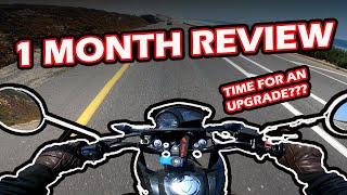 ONE month review  2023 HONDA XR150L  CFMOTO 450SS Upgrade  POV [upl. by Minardi663]