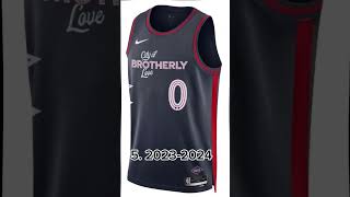 ranking sixers city jerseys 20182024sportsbasketballnba [upl. by Darej112]