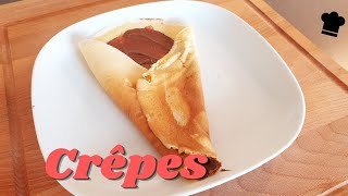 Crepe Teig einfach  Rezept schnell und einfach  Crepes mit Nutella [upl. by Irama678]