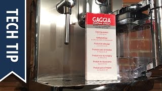 How To Clean Gaggia Accademia Brew Group with Tablets [upl. by Irabaj]