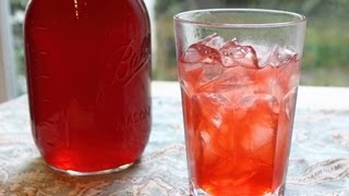 Strawberry Syrup  How to Make Fresh Strawberry Syrup and Strawberry Soda [upl. by Lan106]