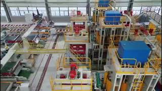 Fiber Cement Board Production Line In CHINA [upl. by Zaneta]