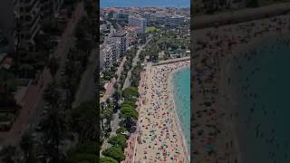 Day at the beach in Cannes Full 4K Video in Link shorts cannes france frenchriviera travel [upl. by Nette]