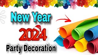 New Year Decoration ideas 2024  New Year Decoration  DIY New Years Eve Decoration [upl. by Eerrehc]