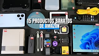 15 productos baratos de AMAZON 💥 1€ 5€ 10€ o 20€ ¡CASI REGALADOS [upl. by Larret]