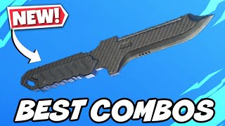 BEST COMBOS FOR NEW STUN KNIFE PICKAXE  Fortnite [upl. by Garber602]