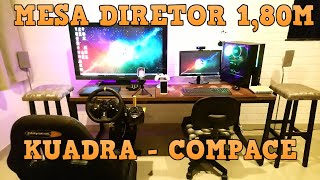 Mesa Diretor Industrial 180M Kuadra Compace  Setup Gamer [upl. by Catrina]