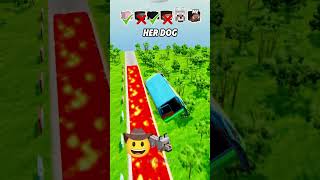 Help Me Get My Crush Attention In A Car Jump Challenge 🚗 🌋 shorts beamngdrive [upl. by Ai]