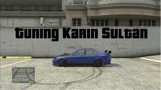 GTA 5  Tuning Karin Sultan [upl. by Naux737]