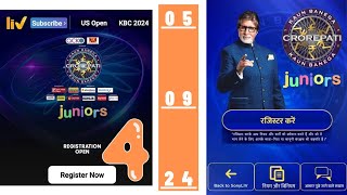 KBC Juniors Registration Day 4 Quiz Answer Today 5 September 2024  Kaun Banega Crorepati Juniors Q [upl. by Iek]