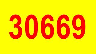 Numbers 1 to 50000  Font Arial Narrow Bold [upl. by Nancey]