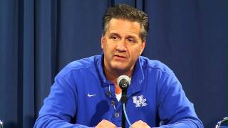 Kentucky Wildcats TV Coach Calipari BlueWhite Postgame [upl. by Aggappora]