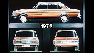 1976 MercedesBenz w123 development  design testing preproduction [upl. by Ever577]