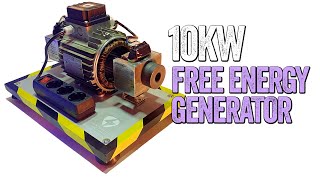 10KW Free Power Generator With Microwave Parts  Liberty Engine 30  100 REAL [upl. by Dikmen]