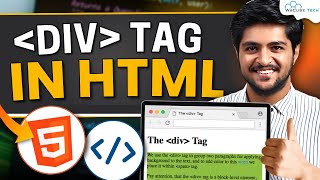 HTML DIV Tag Tutorial How to Use Position amp Style Div Elements Full Guide in Hindi  HTML amp CSS [upl. by Capon]