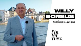 🚜  Willy Borsus les agriculteurs wallons au coeur de ses préoccupations [upl. by Wanyen]