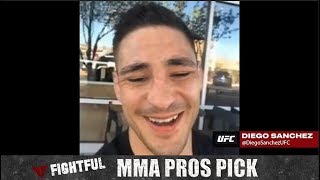 MMA Pros Pick  Colby Covington vs Rafael Dos Anjos UFC 225 [upl. by Rexanna41]