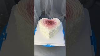 Rose petal cake design full tutorial cakedecorating shorts [upl. by Dloreg296]