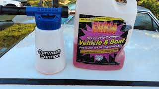 purple power vehicle amp boat will it foam in Amazon foam cannon [upl. by Aenaj]