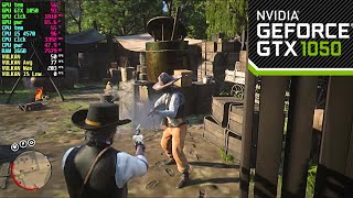 GTX 1050 2GB Red dead redemption 2 game test [upl. by Fransen]